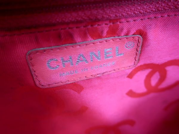 20803k06 8 Chanel Cambon Line Matelasse Genuine Leather Bowling Handbag Black