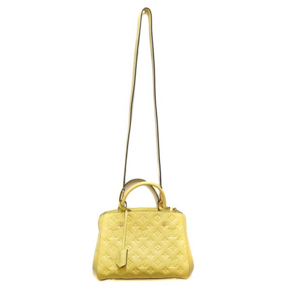 21 2253 18 Louis Vuitton Montaigne BB Monogram Empreinte Yellow Pastel Color