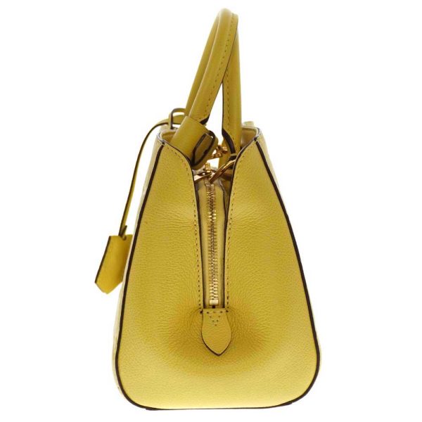 21 2253 2 Louis Vuitton Montaigne BB Monogram Empreinte Yellow Pastel Color