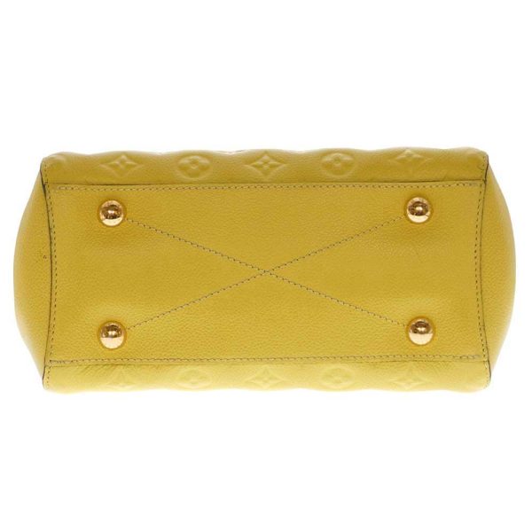 21 2253 4 Louis Vuitton Montaigne BB Monogram Empreinte Yellow Pastel Color