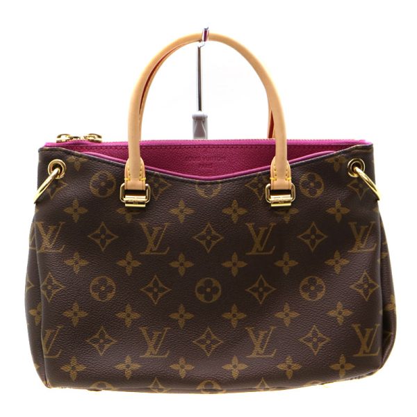 21 2285 1 Louis Vuitton Pallas BB Monogram Canvas Shoulder Bag BrownPurple