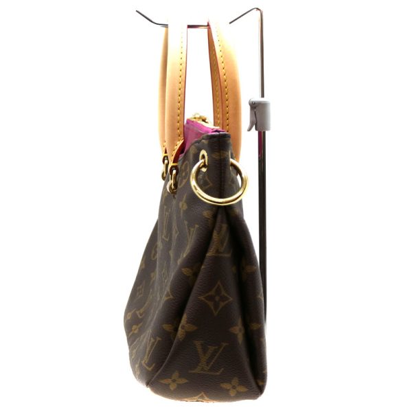 21 2285 3 Louis Vuitton Pallas BB Monogram Canvas Shoulder Bag BrownPurple