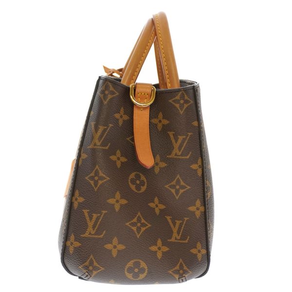 21 2867 2 Louis Vuitton Montaigne BB Monogram Canvas Brown Shoulder Bag Handbag