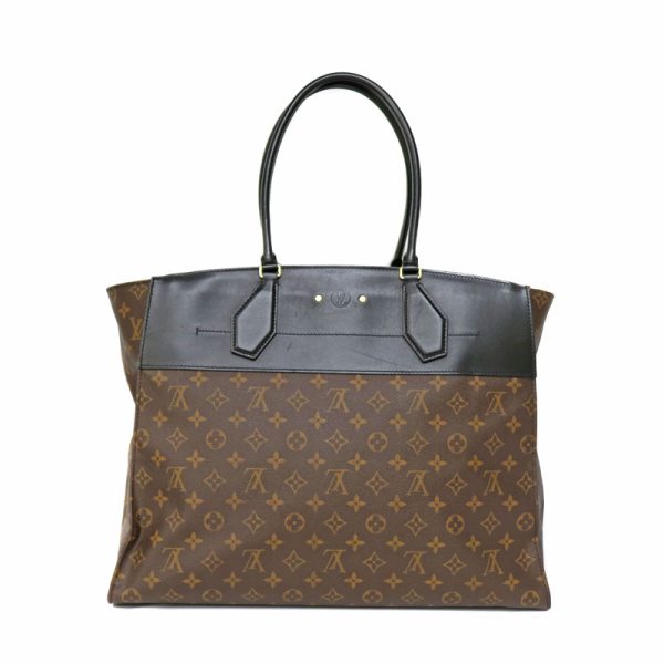 21 3544 2 Louis Vuitton City Steamer XXL Business Leather Black Monogram Brown