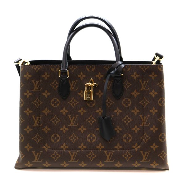 21 4204 1 1 Louis Vuitton Flower Tote Monogram canvas Shoulder Bag Brown