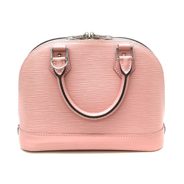 21 6244 1 Louis Vuitton Alma BB Handbag Shoulder Bag 2way Bag Epi Leather Rose Ballerine Pink LV