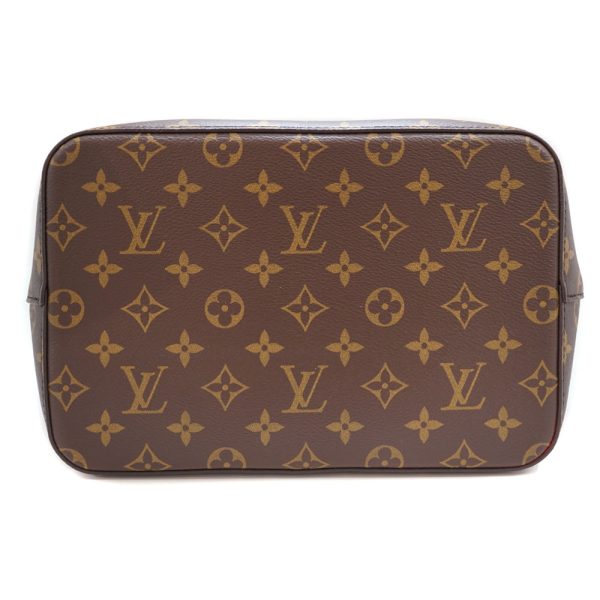 21 6461 4 Louis Vuitton NeoNoe One Shoulder Bag Monogram Canvas Coquelicot Brown Red