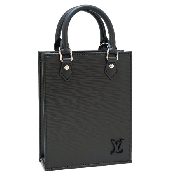 21 8467 Louis Vuitton Petite Sac Plat Epi Leather Mini Bag Shoulder Bag Handbag Noir Black