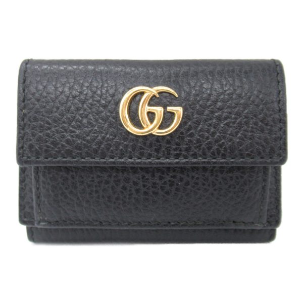 2100301130654 2 Gucci Tri fold Wallet Leather Black