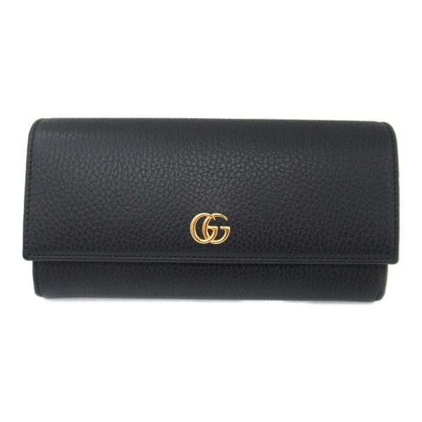 2100301138575 3 Gucci GG Marmont Long Wallet Leather Black