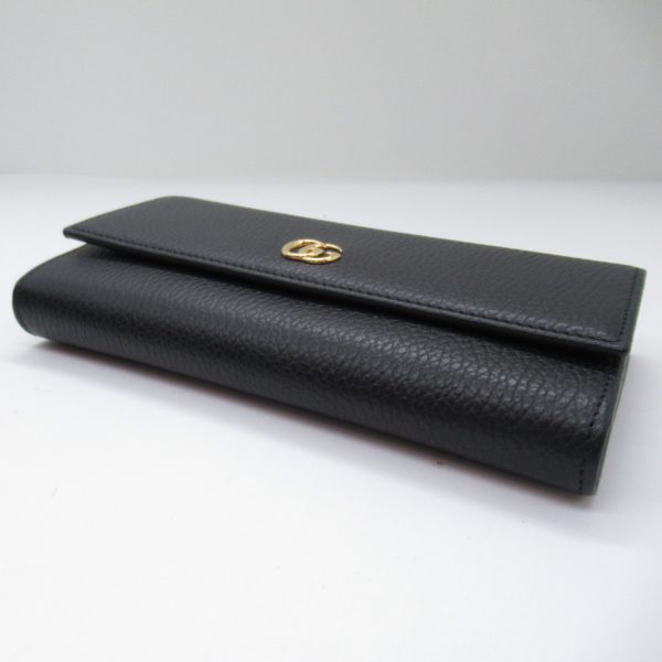 2100301138575 5 Gucci GG Marmont Long Wallet Leather Black