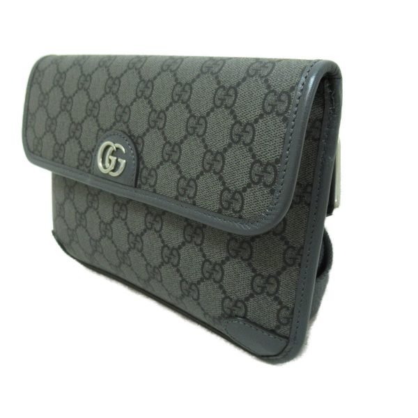 2101217485173 3 Gucci Arli GG Supreme Waist Bag Gray