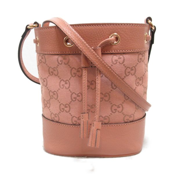 2101217506960 2 Gucci Arli Shoulder Bag GG Canvas Pink