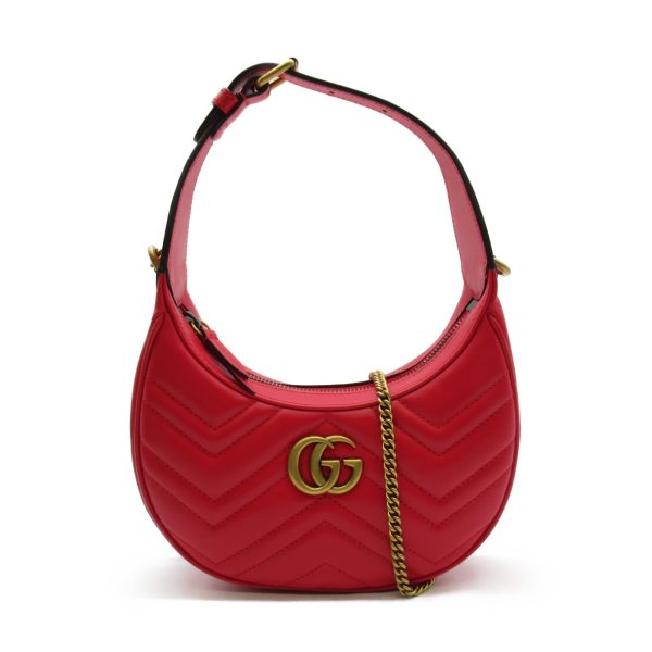 2101217542081 1 Gucci GG Marmont Leather Mini Bag Red