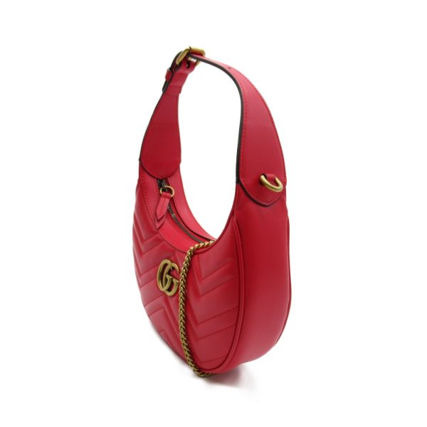 2101217542081 2 Gucci GG Marmont Leather Mini Bag Red