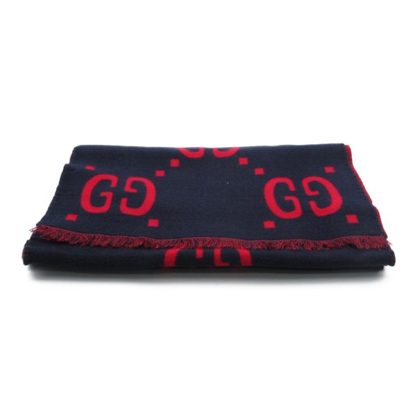 2101217626422 1 Gucci Scarf Wool Scarf Blue