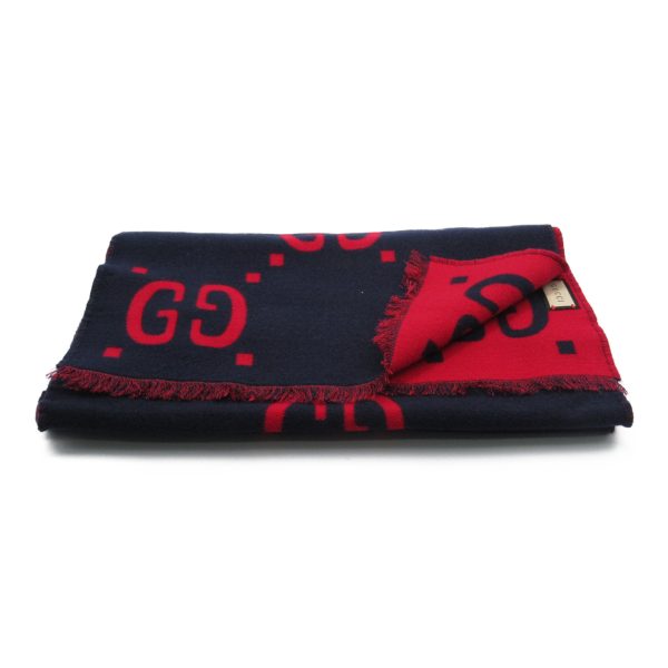 2101217626422 2 Gucci Scarf Wool Scarf Blue