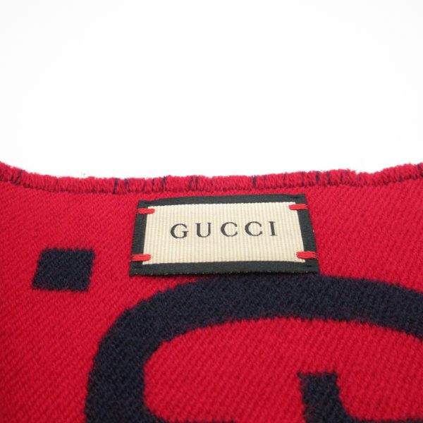 2101217626422 3 Gucci Scarf Wool Scarf Blue