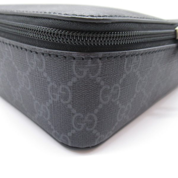 2101217793636 9 Gucci Mini Pouch GG Supreme Canvas Pouch Black