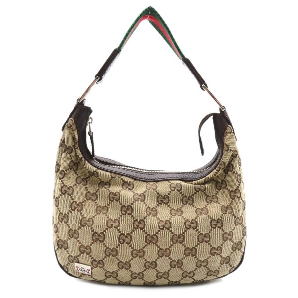 2101217826938 1 Gucci One shoulder Shoulder Bag Canvas and Leather Beige