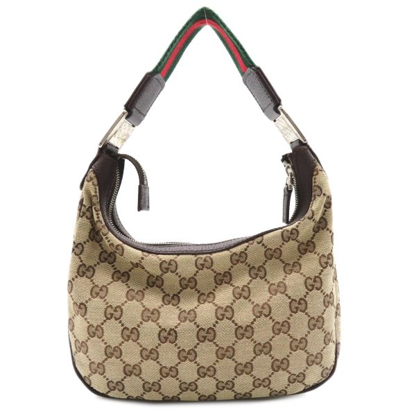 2101217826938 2 Gucci One shoulder Shoulder Bag Canvas and Leather Beige