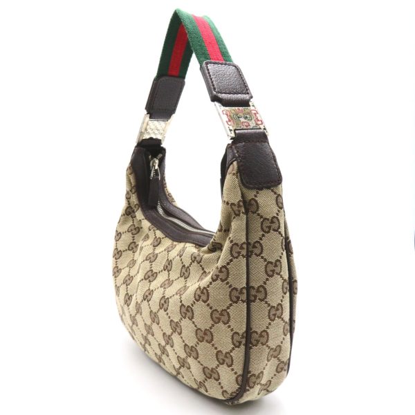 2101217826938 3 Gucci One shoulder Shoulder Bag Canvas and Leather Beige