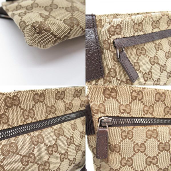 2101217842327 8c Gucci Waist Bag GG Canvas Beige