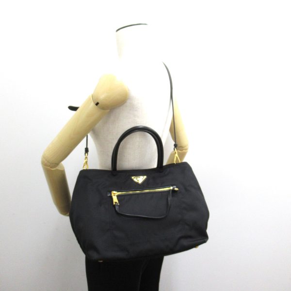 2101217842402 5 Prada 2 Way Tote Bag Black