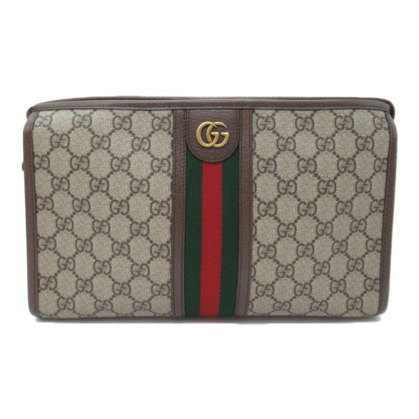 2101217845915 3 Gucci Clutch Bag GG Canvas Brown