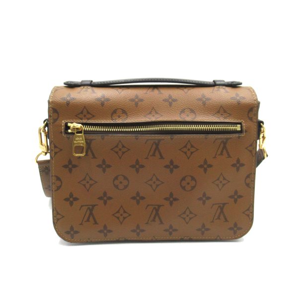 2101217849111 2 Louis Vuitton Pochette Metis 2 Way Shoulder Bag PVC Coated Canvas Monogram Reverse Womens Brown