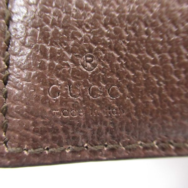 2101217867177 7 Gucci Ophidia Mini Wallet Leather PVC Coated Canvas Brown