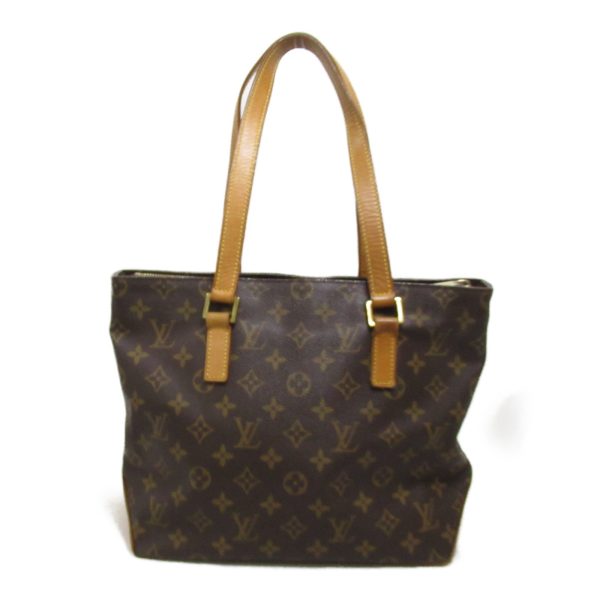 2101217872553 2 Louis Vuitton Cabas Piano PVC Coated Canvas Monogram Tote Bag Brown