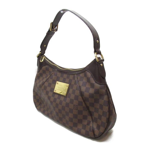 2101217884709 1 3 Louis Vuitton Thames GM Coated Canvas Damier Shoulder Bag Brown