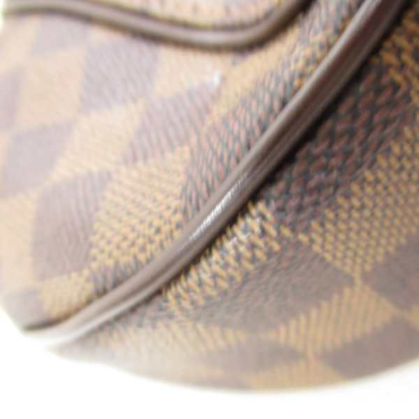 2101217884709 4 Louis Vuitton Thames GM Coated Canvas Damier Shoulder Bag Brown