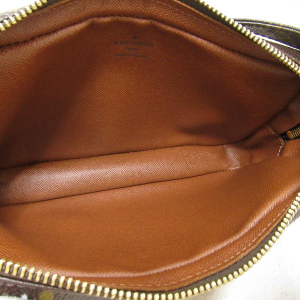 2101217886765 9 Louis Vuitton Pochette Marly Bandouliere Shoulder Bag PVC Coated Canvas Monogram Crossbody Bag Brown