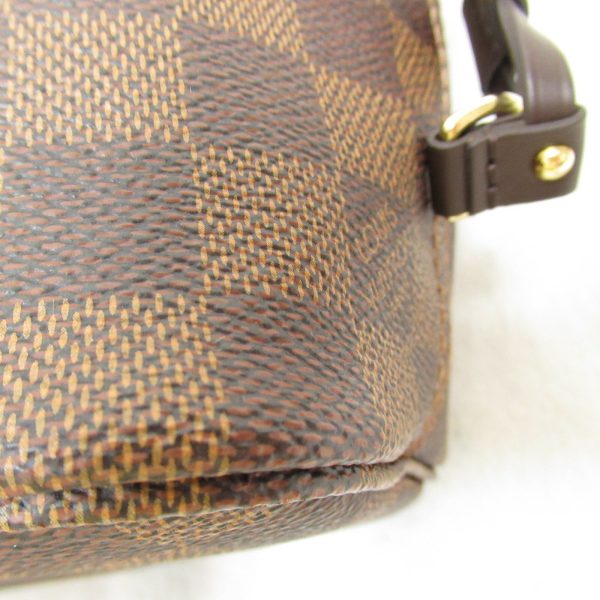 2101217887502 6 Louis Vuitton Neverfull PM Tote Bag PVC Coated Canvas Damier Handbag Pouch Brown