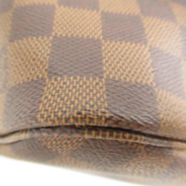 2101217887502 7 Louis Vuitton Neverfull PM Tote Bag PVC Coated Canvas Damier Handbag Pouch Brown