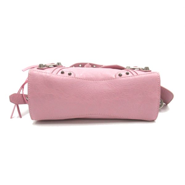 2101217896450 4 BALENCIAGA Neo Cagoule XS 2 Way Shoulder Bag Lambskin Sheepskin Womens Pink