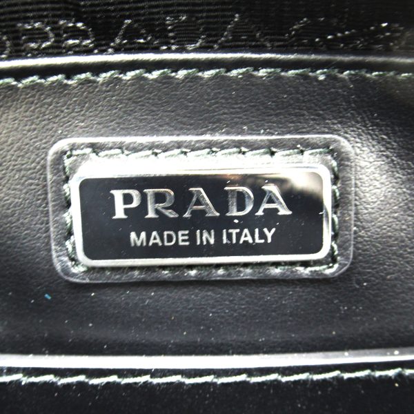 2101217905220 7 PRADA Womens Shoulder Bag Saffiano Leather Black