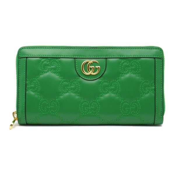 2101217956109 1 Gucci Bamboo Long Wallet Leather Green