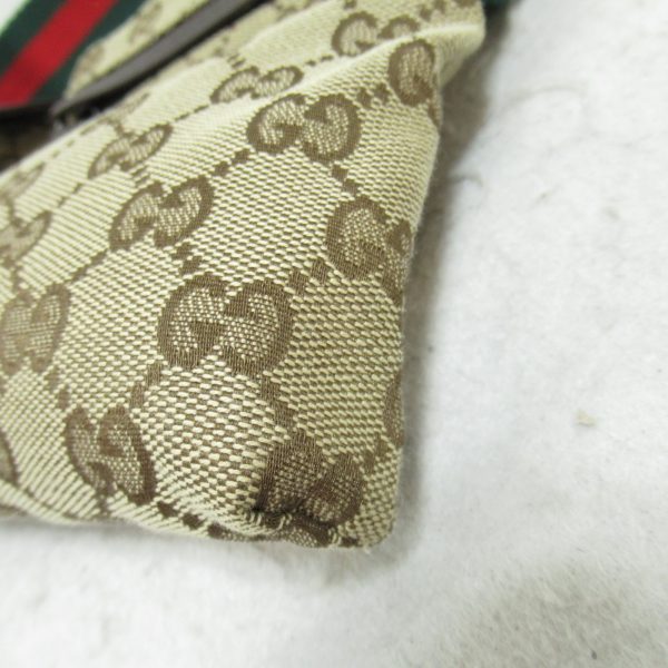 2101217974417 5 Gucci Waist Bag GG Canvas Beige Dark Brown