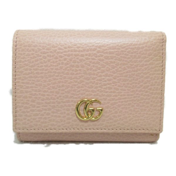 2101217976084 2 Gucci Double hook Wallet Leather Pink