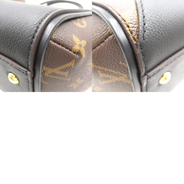 2101217984416 13c Louis Vuitton Kimono MM Tote Bag PVC Coated Canvas Leather Monogram Womens BrownBlack