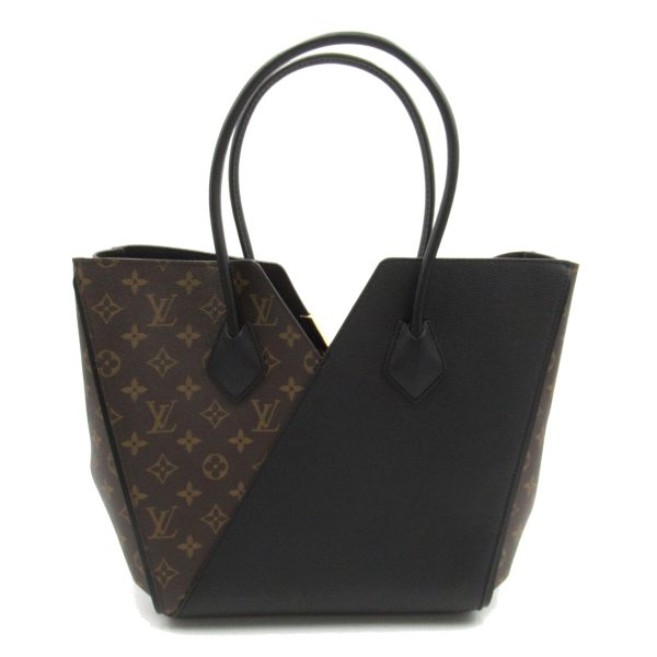 2101217984416 2 Louis Vuitton Kimono MM Tote Bag PVC Coated Canvas Leather Monogram Womens BrownBlack