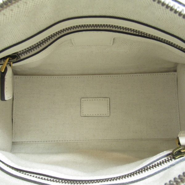 2101218003253 10 Gucci Double G Mini Top Handle Shoulder Bag Leather White