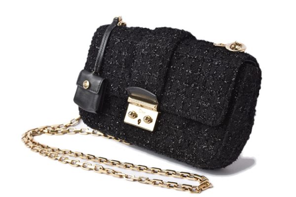 210128 14 d 3 Christian Dior Mini Chain Bag Cannage Stitch Rock Shoulder Bag Black