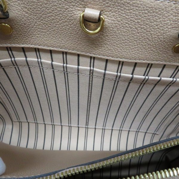 21030768 Louis Vuitton Montaigne MM Monogram Handbag Beige