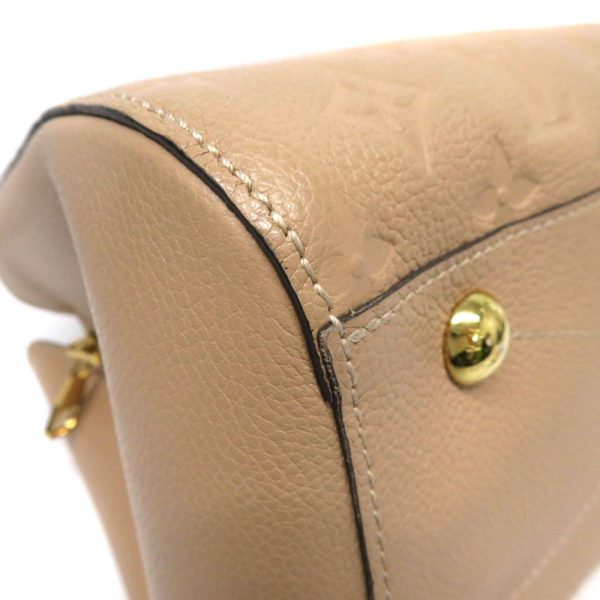 21030769 Louis Vuitton Montaigne MM Monogram Handbag Beige
