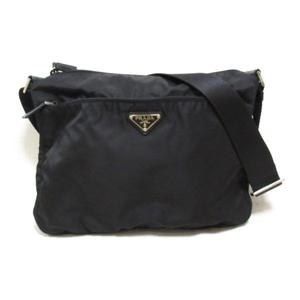 2104102258104 2 Prada Shoulder Bag Nylon Crossbody Bag Black