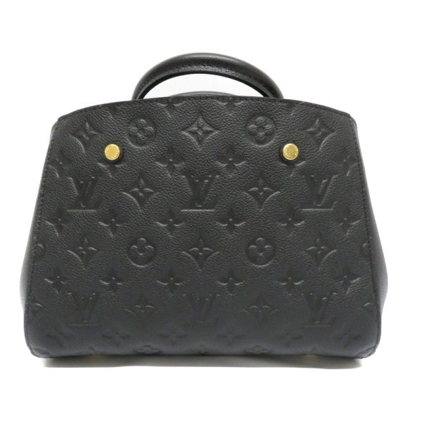 21071881 1 Louis Vuitton Montaigne BB Empreinte HandBag Black